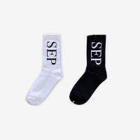 ถุงเท้า:SEP:Socks White Black 1แพ็ค