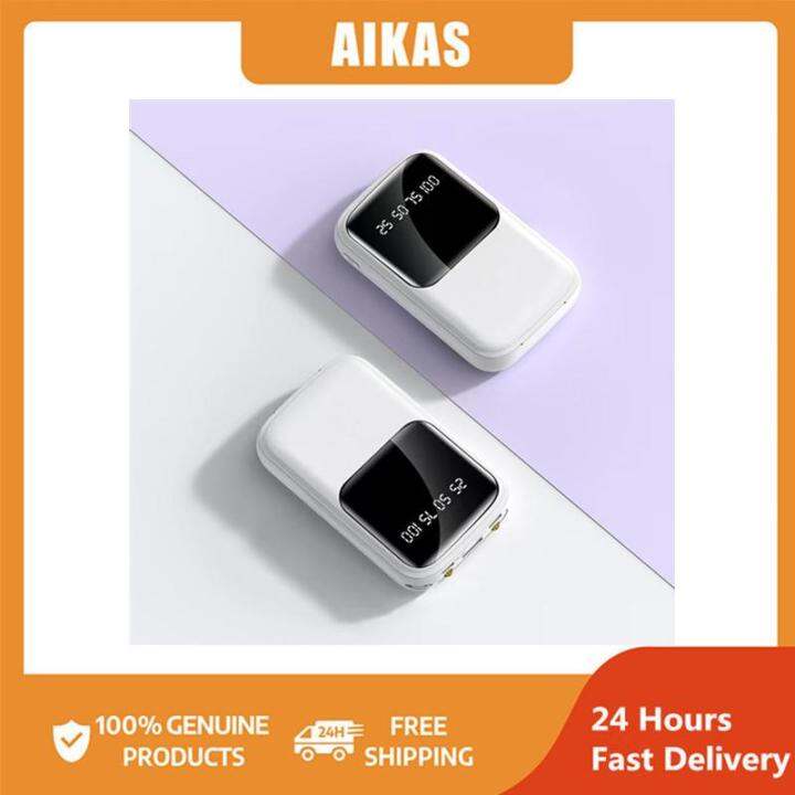 AIKAS KC15 10000mah Fast Charger Powerbank With LED Emergency Light ...