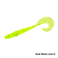 3.5in 16Pcs Grub Soft Fishing Lure 2.4G Bass Lure Jig Head Tackle Grub Worm เหยื่ออ่อน Crankbait