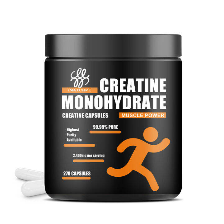 iMATCHME Creatine Monohydrate Capsules Replenish Energy for Muscle ...