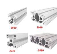 【HOT】✺▪▽ 2020 2040 3030 Aluminum Profile 200 300 350 400 450 500 550 600 mm Linear Rail Extrusion Printer Parts