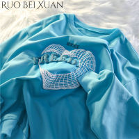 เสื้อวอร์มผู้หญิงแขนยาวสไตล์เกาหลี,เสื้อวอร์มใส่ได้หลายโอกาสลาย Ruo Bei Xuan