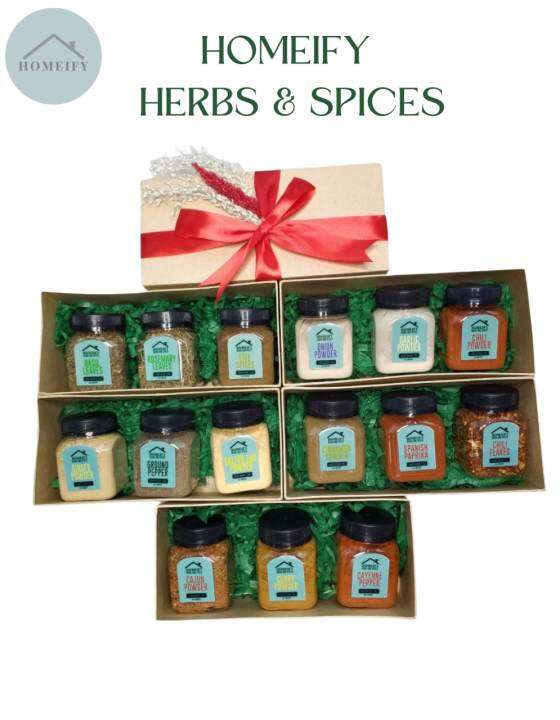 HOMEIFY HERBS & SPICES ( GIFT SET) Lazada PH