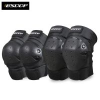 4pcs Motorcycle Protective Motocross Protection Pads Racing Knee Elbow Protectors Pads Guards Armor Knee Shin Protection