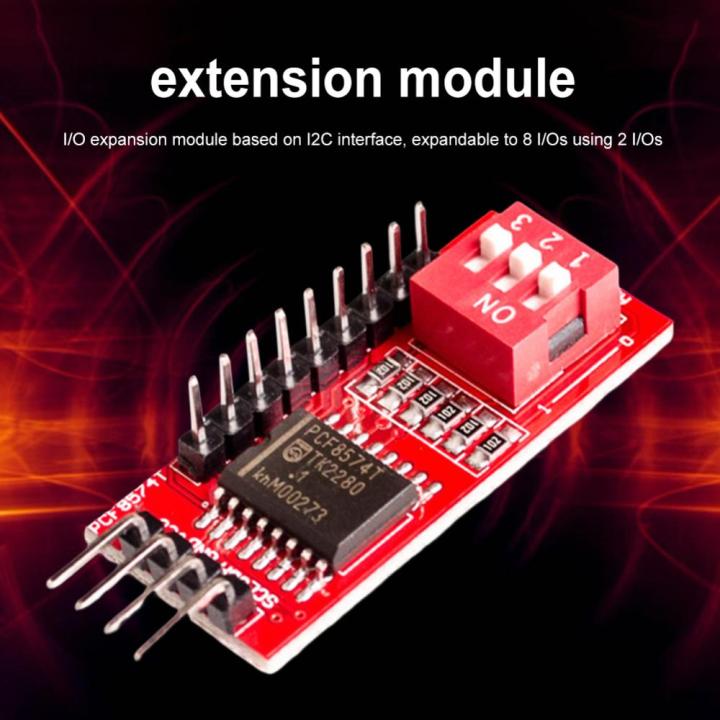 สินค้ามาใหม่-ชิ้นส่วนอิเล็กทรอนิกส์บอร์ดโมดูลบอร์ดอินเทอร์เฟซแบบอนุกรม-spi-twi-i2c-pcf8574t-สินค้ามาใหม่