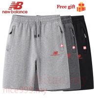 CODhuanglan212 ?Ready Stock?New Balance Shorts Seluar Pendek Lelaki Mens Loose Casual Knitted Shorts Plus Size M-6XL Outdoor Sports Pants Mens 100 Cotton Capris