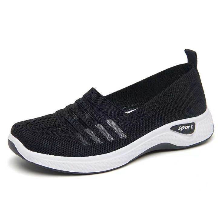 GS bestseller Korean slip on casual running rubber shoes for women