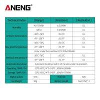 TAN00609ความชื้นสัมพัทธ์แบบพกพา True RMS แบบเครื่องทดสอบการวัดตัววัดอุณหภูมิความชื้นเครื่องวัดอุณหภูมิแบบใช้มือถืออากาศดิจิตอล