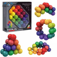 DIY Puzzle Magic Ball Cube Intelligence Ball Novelty Decompression Toys Educational Toys Gifts For Boys Girls