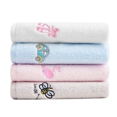 1Pc 30x55cm 100% Cotton Cartoon Animal Pattern Solid Color Home Soft Baby Children Kids Face Towel