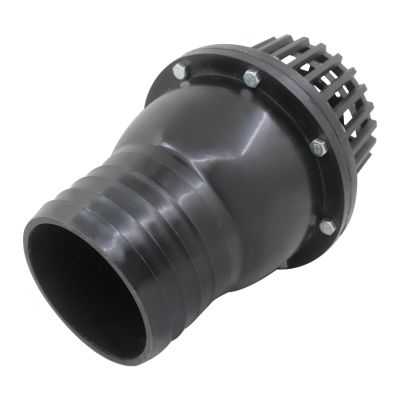 Plastic check valve foot valve petrol pump water pump shower foot head valve 40/50/65/73 / 100mm white black