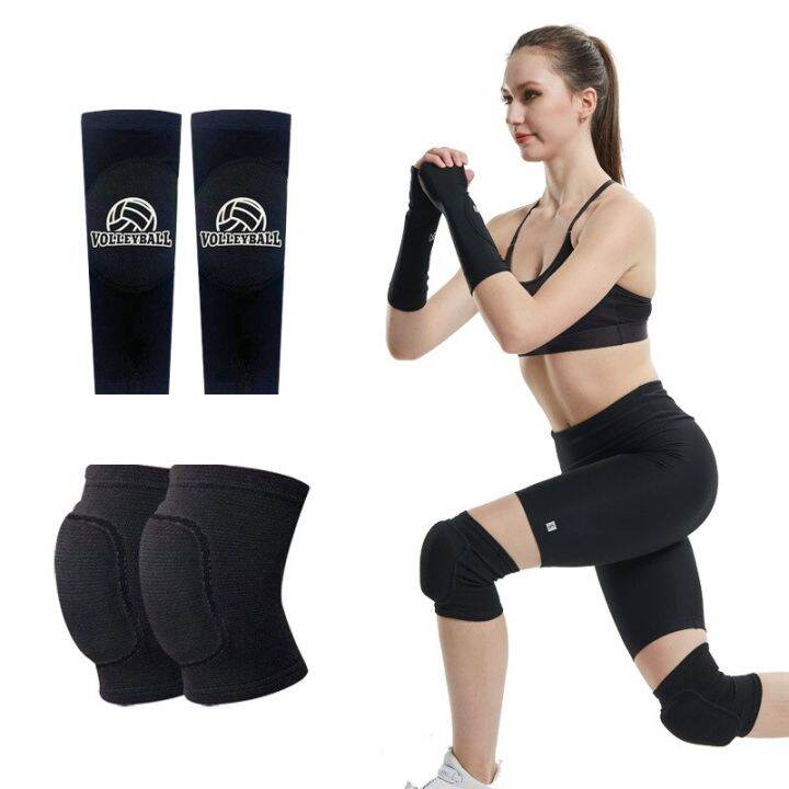 Volleyball shoes and hot sale knee pads