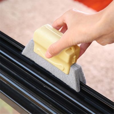 ∏► Creative Window Groove Cleaning Cloth Brush Slot Hand-held Multipurpose Door Gap Keyboard Kitchen Decontamination Brush Tools 청소