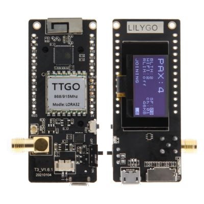 LILYGO® TTGO ESP32-Paxcounter LoRa32 V2.1 1.6.1 Version 5MHZ LoRa ESP-32 OLED 0.96 Inch SD Card Bluetooth WIFI Module