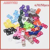 ANNTYE1 4/10/50pcs ลดกระหน่ำ 3/8andquot; 10mm อุปกรณ์เสริมสร้อยข้อมือ Paracord พลาสติก หัวเข็มขัดด้านข้าง อะไหล่กระเป๋าค่าย เครื่องมือกลางแจ้งสายรัด สายคล้องคอสุนัข