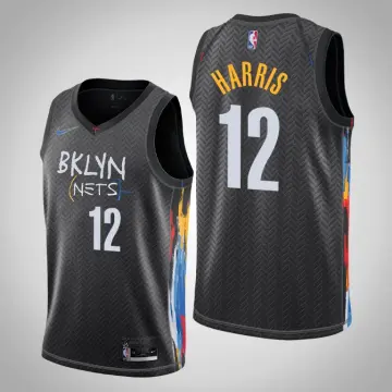 Joe Harris Brooklyn Nets Nike Practice-Used #12 Black/Gray Reversible Jersey  from the 2020-21 NBA Season