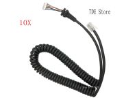 10PCS Replace Speaker Mic 6 pin Plug Cord Cable for Yaesu Radio MH-48A6J FT1500 FT1802 FT2600M FT2800 ft100D FT8800 FT-1807