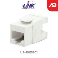 LINK CAT5E RJ45 Colorful JACK Slim (สีขาว) รุ่น US-1005SC1