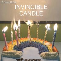 10pcs Birthday Candles Cake relighting Candles An inextinguishable candle Birthday spoof candle Children Wedding Party Supplies