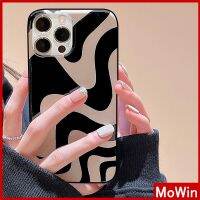 ►◐✧ Mowin - เข้ากันได้สำหรับ เคสไอโฟน เคสไอโฟน11 เคสโทรศัพท์ iphone 14 pro max 14 Plus สำหรับ iPhone 14 Pro Max เคส iPhone แบบนุ่ม TPU เคลือบเงาสีดำ เคสขนม กันกระแทกกล้องป้องกัน ม้าลายพิมพ์สำหรับ iPhone 13 Pro Max 12 Pro Max 11 7plus xr xs max