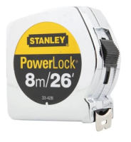 STANLEY ตลับเมตร 8 เมตร/26 ฟุต รุ่น PowerLock 33-428 (ของแท้)