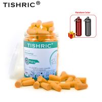 30/60 pairs TISHRIC Ear Plugs PU Sponge Earplugs Anti Noise reduction 35.5db Ear Plugs for Sleep Ear Protector