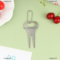 langyouzi9 Zinc Alloy Golf Fork Line อุปกรณ์ซ่อมส้อมโค้งเครื่องมือซ่อมสีเขียว