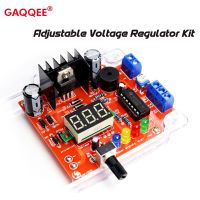 LM317 DIY Voltage Regulated Power Supply Electronic Kits Adjustable Voltage Regulator DC 220V to 1.25V-12.5V Step-down PCB Board Electrical Circuitry