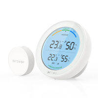 BlitzWolf BW-WS01 433Mhz Wireless Temperature And Humidity Monitor Weather Station White Backlight Display Air Comfort Indicator