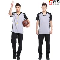 【NOV】 Basketball take short sleeve T-shirt pantsuits professional match referee jersey suits