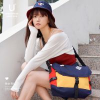 2023 Original♗㍿◕ Japans lotte new messenger bag men and women lovers high-capacity portable versatile shoulder aslant backpack bag