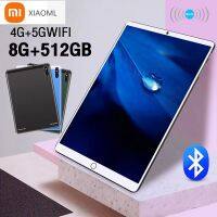 【ซื้อ1 แถม 6】XIAOML 5pro แทปเล็ตราคาถูก tablet android สนับสนุนการเรียนรู้ออนไลน์ แท็บเล็ตโทรได้ รองรับเครือข่ายไร้สาย แท็บเล็ต ของแท้ ความจุแบตเต 8.4 Inch Android 11.0 [11GB RAM 512GB ROM] รับประกันหนึ่งปี