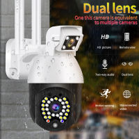 1pc Newest 1080P WIFI PTZ IP Camera Wireless Dual CC Outdoor Security Cam 29 Pcs IR Night LED Light