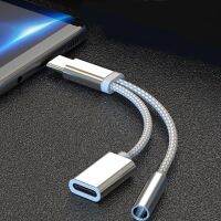 [HOT TALQQQWWEGE 583] 2 In 1 USB Type C สายชาร์จ Type-C Convertor 3.5มม. สำหรับ Xiaomi หูฟังอะแดปเตอร์หูฟังสำหรับ Huawei P20 Pro Lite