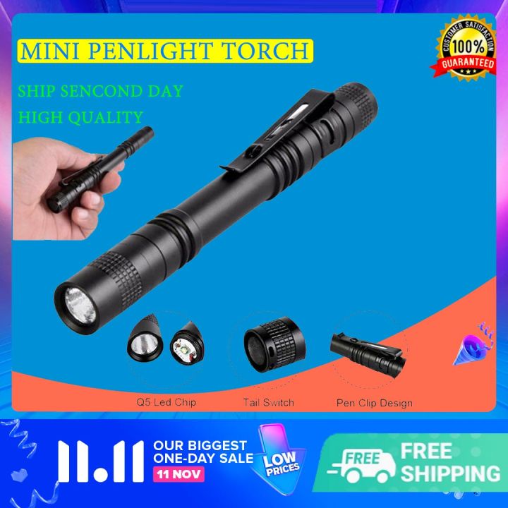 Self-defence Led Flashlight 18650 Lantern Tactical Zoom Penlight