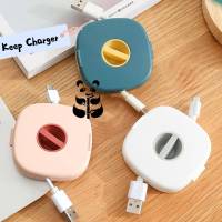 กล่องเก็บหูฟังสายเคเบิ้ลแบบพกพา USB สายชาร์จ keep charge สายชาร์จ หูฟัง เก็บสาย ไม่พัน ไม่งอ