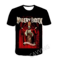 Misery Index 3D พิมพ์สบายๆเสื้อยืด Hip Hop Tee เสื้อ Harajuku สไตล์ Tops เสื้อผ้าแฟชั่นสำหรับผู้หญิง/ผู้ชาย