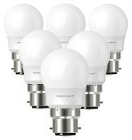 แพ็ค6, B22,หลอดไฟ LED Golfball พร้อม5W,2700K,4000K,6500K(P45ฝ้าไม่หรี่แสงได้เอดิสันสกรูไฟ) แพ็ค6