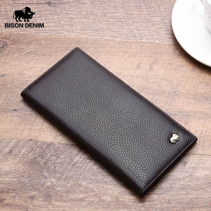 bison-denim-long-purse-bag-wallet-business-mens-thin-genuine-leather-wallet-luxury-brand-design-handy-slim-male-wallet-n4470-1