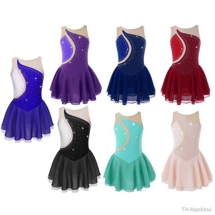 kids-sparkly-rhinestone-tulle-ballet-gymnastics-leotard-girls-figure-skating-dress-children-lyrical-contemporary-dance-costumes