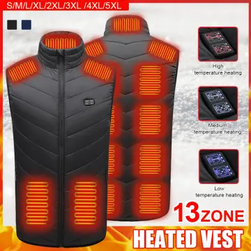 Heated sleeveless sales jacket