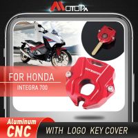 ❦▪สำหรับรถ Honda Integra 700 750 S 750D DCT NC750 NC750D 2014-2023ซีเอ็นซีคุณภาพสูงรถจักรยานยนต์ที่ครอบกุญแจโลโก้เปลือกหอย Integra