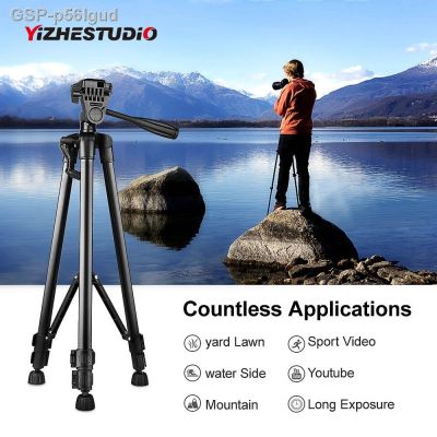 Yizhestudio Protable สำหรับกล้องถ่ายวิดีโอ DSLR โทรศัพท์ P56lgud 50-140 Cm ขาตั้งปรับได้