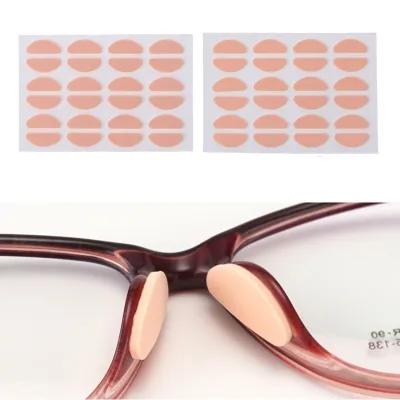 12 Pair Soft Foam Nose Pad Invisible Skin Color Glasses Holder Pads Anti Slip Anti Makeup Eyeglass Sunglasses Nose Pads