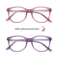 Diopter Glasses For Sight Prescription Women Photochromic Reading Round Photochromic Mens Sunglasses Eyeglasses #5808