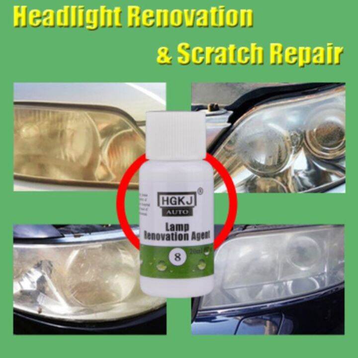 【bluespot】 Professional Car Headlight Cleaner Easy Solution for Clearer