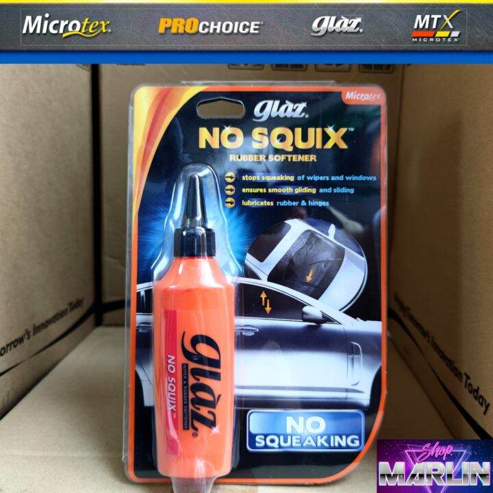 Microtex MTX Glaz No Squix Wiper & Rubber Softener 70ml Lazada PH