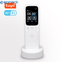 Tuya W-IFi แผงควบคุมจอสัมผัสอัจฉริยะ,รีโมทคอนโทรล IR การควบคุมศูนย์บ้านการควบคุม IR รีโมทคอนโทรลเข้ากันได้กับแอพ MOES