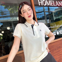 POLOLAND เสื้อโปโลหญิง สไตล์มินิมอล รุ่น Kgirl - สีครีม (+2 สี)