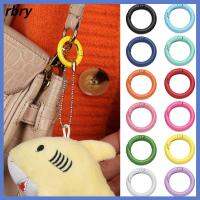 RBRY 5pcs 13 สี ประตูชุบ ตะขอโลหะผสมสังกะสี คลิปหนีบสแน็ป Spring O-Ring Buckles หัวเข็มขัด Carabiner Purses Handbags